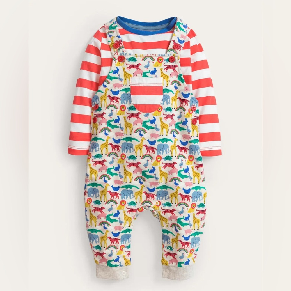 Baby Boden Animal Overalls NWOT 0-3 month